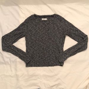 Abercrombie & Fitch Long Sleeve Crop Top